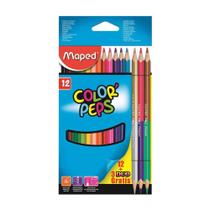 Lápis De Cor Color'Peps Classic 12 Cores + 3 Lápis Duo