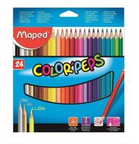 Lápis De Cor Color Peps Classic 24 Cores Formato Triangular Maped