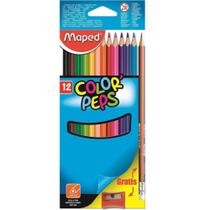 Lapis de cor color peps com 12 - 832023zv - MAPED Lapis de cor color peps com 12 - 832023zv - MAPED