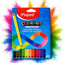 Lápis De Cor Color'Peps Embalagem Com 12 Cores Infinito Lápis De Cor Color'Peps Embalagem Com 12 Cores Infinito