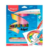 Lápis De Cor Color'Peps OOPS APAGÁVEL Caixa 24 Cores Maped
