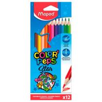 Lápis de cor Color'Peps Star 12 cores 183212ZV - Maped