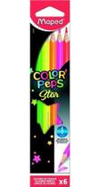Lápis De Cor Color'peps Star Neon Fluo 6 Cores - Maped