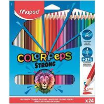 Lápis De Cor Color'Peps Strong Caixa com 24 Cores