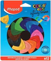 Lapis de cor colorpeps infinity stone 12 cores maped - 86121