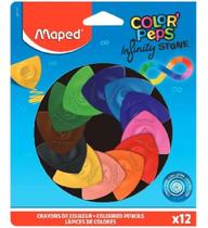Lapis de cor colorpeps infinity stone 12 cores Lapis de cor colorpeps infinity stone 12 cores