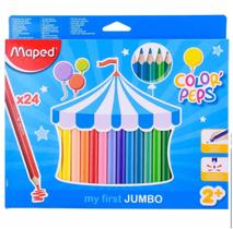 Lápis de Cor ColorPeps - Jumbo 24 Cores - Maped