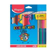 Lápis de Cor ColorPeps - Star 24 Cores + 6- Maped