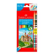 Lapis de cor com 10 cores + 2 lápis bicolor