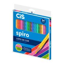 Lapis De Cor Com 24 Cores Cor Cis Spiro