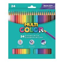Lápis De Cor Com 24 cores Multicolor