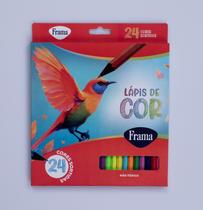 Lapis de cor com 24 und da frama Lapis de cor com 24 und da frama