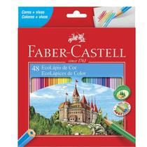 Lapis De Cor Com 48 Cores Faber Castell Lapis De Cor Com 48 Cores Faber Castell