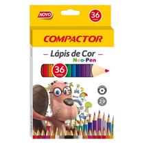 Lápis De Cor Compactor 36 Cores Neo-Pen