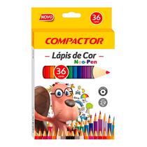 Lápis De Cor Compactor Hexagonal 2.9mm Neo-pen C/36 Cores