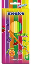 Lápis de Cor Compactor Mentos com Aroma - 12 Cores Vibrantes Sextavadas Lápis de Cor Compactor Mentos com Aroma - 12 Cores Vibrantes Sextavadas