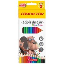 Lápis de Cor Compactor Neo-Pen - 12 Cores