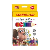 Lápis de Cor Compactor Neo Pen 36 Cores