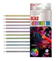 Lapis de cor cores metalicas kaz
