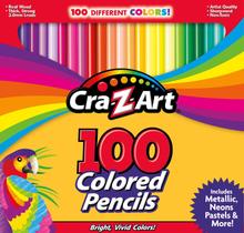 Lápis de cor Cra-z-Art 100 cores variadas para a escola