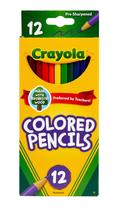 Lápis de cor Crayola 68-4012 12 unidades de cores variadas x6 Lápis de cor Crayola 68-4012 12 unidades de cores variadas x6