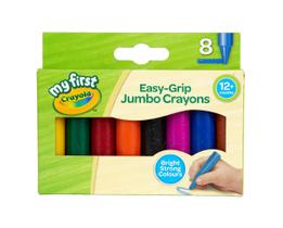 Lápis de cor Crayola MyFirst Jumbo em cores variadas de 12 meses ou mais (8) Lápis de cor Crayola MyFirst Jumbo em cores variadas de 12 meses ou mais (8)