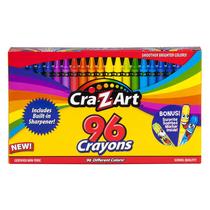 Lápis de cor Crayons Cra-Z-Art 96ct em caixa flip-top com apontador Lápis de cor Crayons Cra-Z-Art 96ct em caixa flip-top com apontador