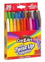 Lápis de cor Crayons Cra-Z-Art Mini Twist Up 20 unidades