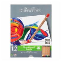 Lápis de Cor Cretacolor MegaColor 12 Cores