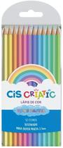 Lápis De Cor Criatic C/ 12 Cores Tons Pastel - Cis