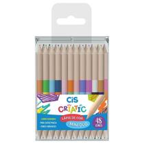 Lapis de Cor Criatic Mini Duo 24 Lapis- 48 Cores