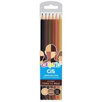Lápis De Cor Criatic Pele 6 Cores Cis