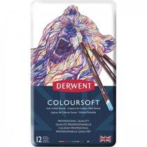 Lápis de Cor Derwent Coloursoft 12 Cores Lápis de Cor Derwent Coloursoft 12 Cores
