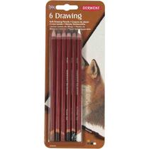 Lápis De Cor Derwent Drawing Com 6 Cores