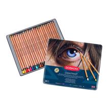 Lápis de Cor Derwent Lightfast Lata 24 Cores