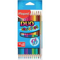 Lápis De Cor Duo 12=24 Cores Colorpeps Maped