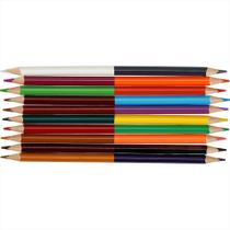 Lápis de Cor Duo 20 Cores - School Basics