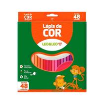 Lápis de Cor Eco Sextavado 24 Cores Leo&leo