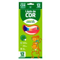 Lápis de Cor Eco Sextavado Estojo com 12 cores - Leo&Leo