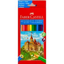 Lapis De Cor Ecolapis 12 Cores Sextavado Faber-Castell