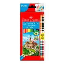 Lápis De Cor Ecolápis 120112 10 Cores + 2 Bicolor - Faber Castell