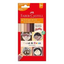 Lápis De Cor Ecolápis 125006cc Jumbo 6 Cores Tons De Pele - Faber Castell Lápis De Cor Ecolápis 125006cc Jumbo 6 Cores Tons De Pele - Faber Castell