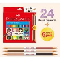 Lápis de Cor Ecolápis 24+3 - Caras e Cores - Faber Castell