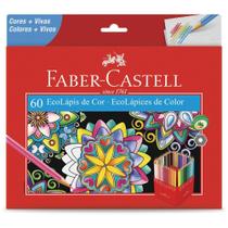 Lápis de cor ecolápis 60 cores faber castell - Faber-Castell