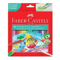 Lápis de Cor Ecolápis Aquarelável 120248G 48 Cores - Faber Castell Lápis de Cor Ecolápis Aquarelável 120248G 48 Cores - Faber Castell
