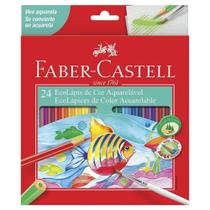 Lápis De Cor Ecolápis Aquarelável 24 Cores - Faber-Castell - Faber Castell