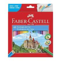Lápis de Cor Ecolápis com 48 Cores Faber Castell