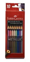 Lápis de Cor EcoLápis Metallic 10 Cores - Faber-Castell