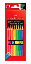 Lápis de Cor Ecolápis Neon Faber-castell 10 Cores Faber Castell Lápis de Cor Ecolápis Neon Faber-castell 10 Cores Faber Castell