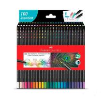 Lápis de Cor EcoLápis SuperSoft 100 Cores Faber Castell